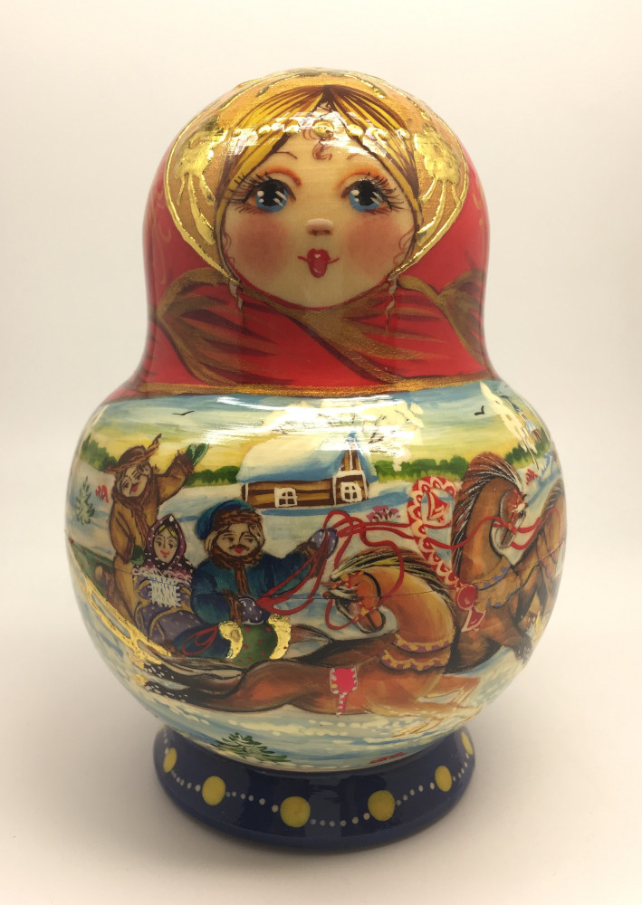 U 10pcs Russian Matryoshka Doll