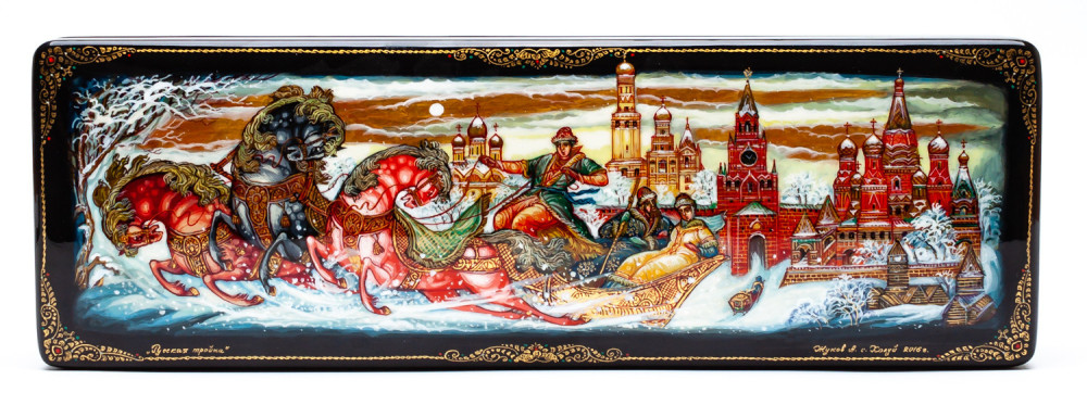 300x100mm Troika Hand Painted Jewellery Box (by Sadko Workshop)