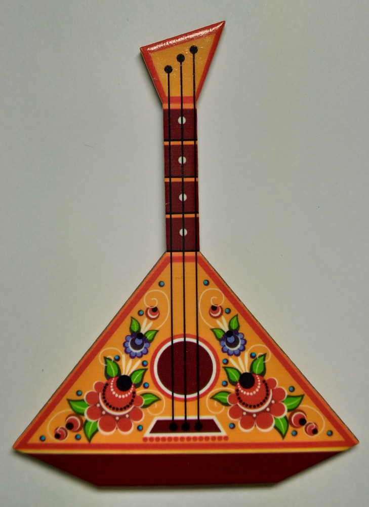 95x75 mm Balalaika (by Birch Gifts)