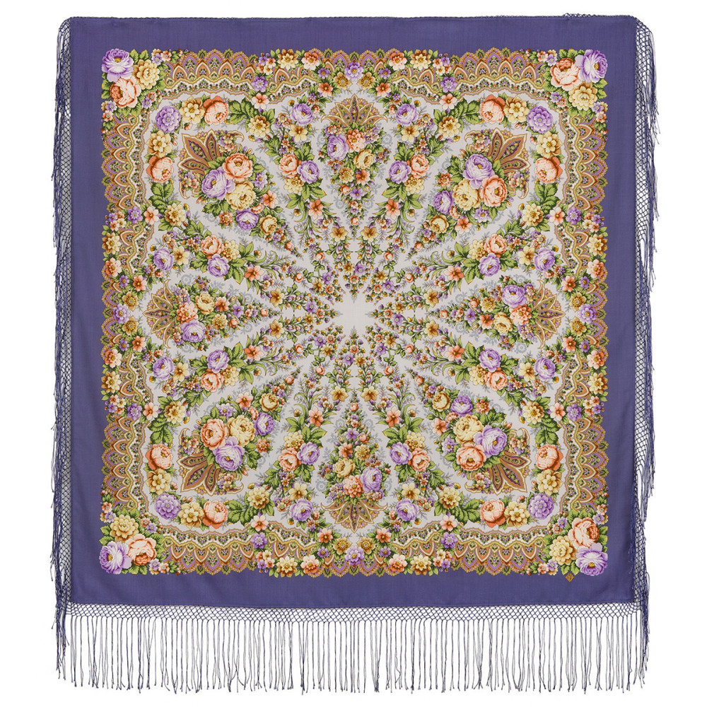Shop Thick Woolen Fabric Shawls with Silk Fringe 148x148 cm Шаль «Желанная» online at Skazka.site | Eligible for fast shipping and free returns. Шаль «Желанная»