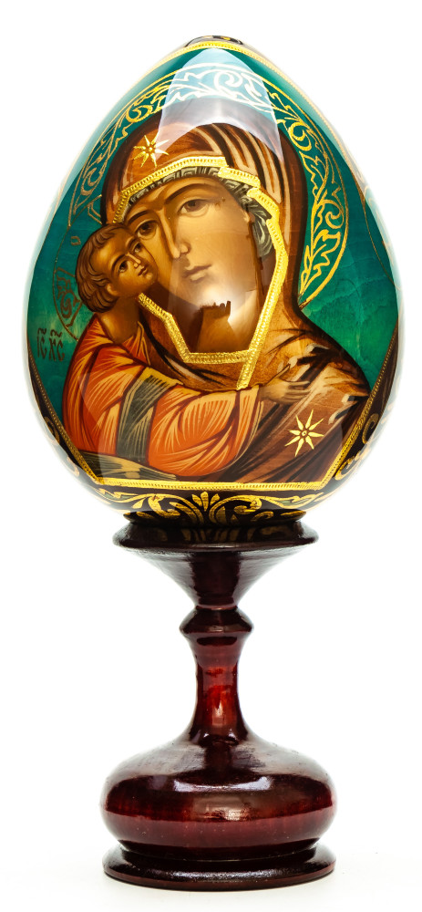 190 mm Godmother hand painted on wooden egg (by Hamlet Crafts)