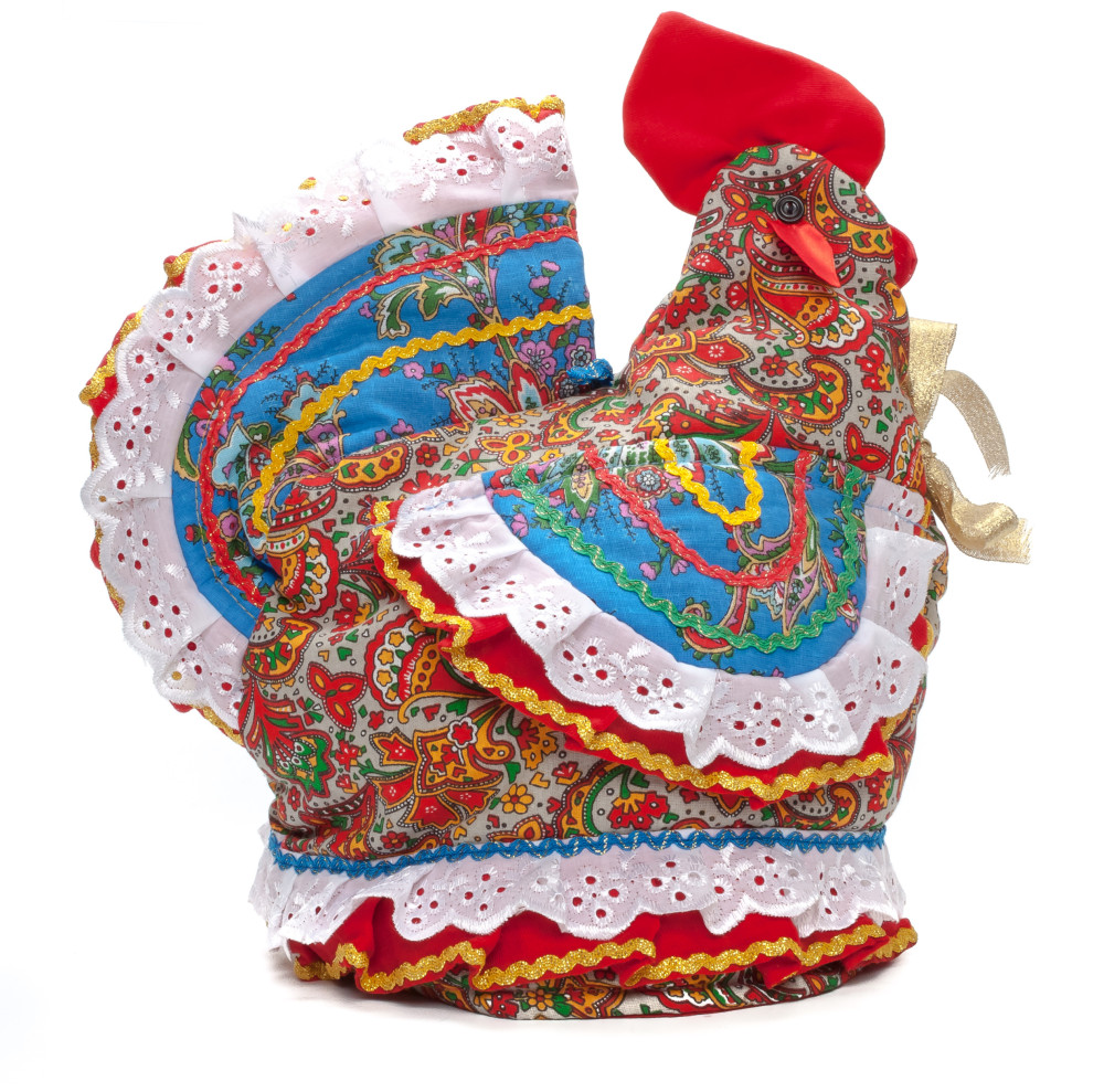 350mm Cockerel Cotton Kettle Warmer Doll (by Le Russe)