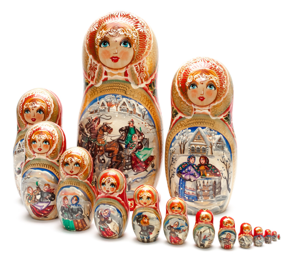 Shop Exclusive Nesting Dolls 340 mm Russian Troika handpainted Wooden Matryoshka round Doll 15 pcs (by Valery Crafts) online at Skazka.site | Eligible for fast shipping and free returns. 340 mm Russian Troika handpainted Wooden Matryoshka round Doll 15 pcs (by Valery Crafts)