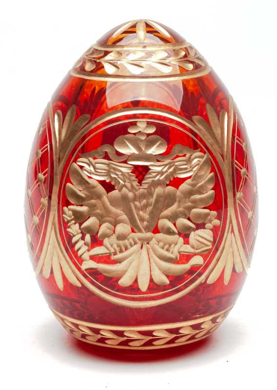 Engraved Crystal Imperial Easter Egg