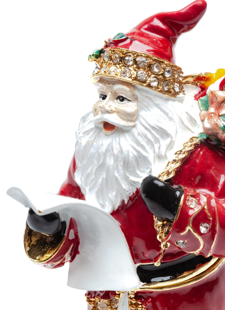 110 mm Santa Claus Jewellery Box (by Alexaner G Studio)