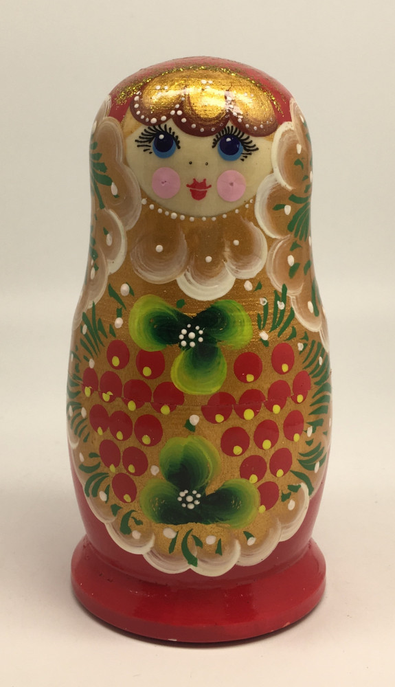 120 mm Maidan Art Hand Painted Matryoshka Doll 5 pcs (by Oleg Crafts)