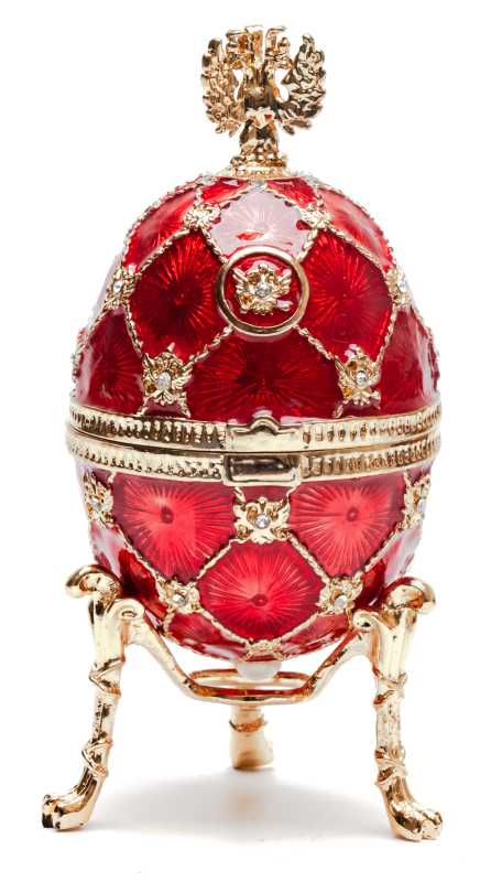 115 mm Double-headed Eagle Imperial Coronation Easter Egg