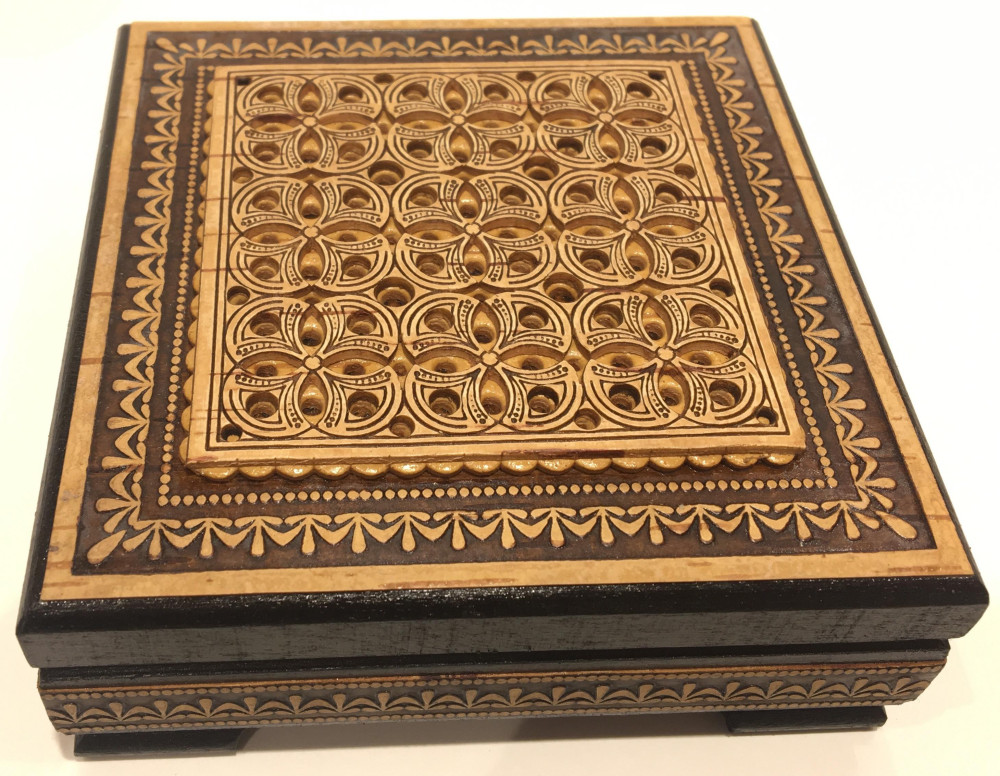 Birch Bark Hand-made Jewellery Box