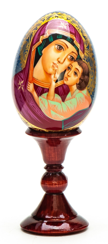 100 mm Godmother hand painted on wooden egg (by Hamlet Crafts)