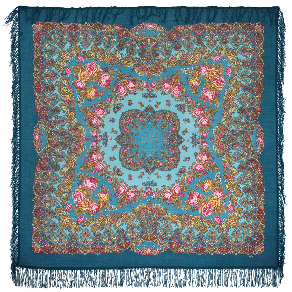 Shop Woolen Scarves with Woolen Fringe 146x146 cm 146x146 mm Slavic Holidays Woolen Shawl with Woolen Fringe Pavlovo Posad Manufactory online at Skazka.site | Eligible for fast shipping and free returns. 146x146 mm Slavic Holidays Woolen Shawl with Woolen Fringe Pavlovo Posad Manufactory