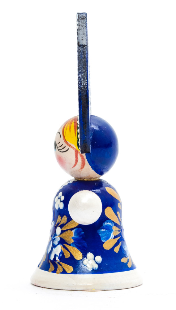 85 mm Russian Girl in Kokoshnik hand painted Wooden Doll (by Summer Shine)