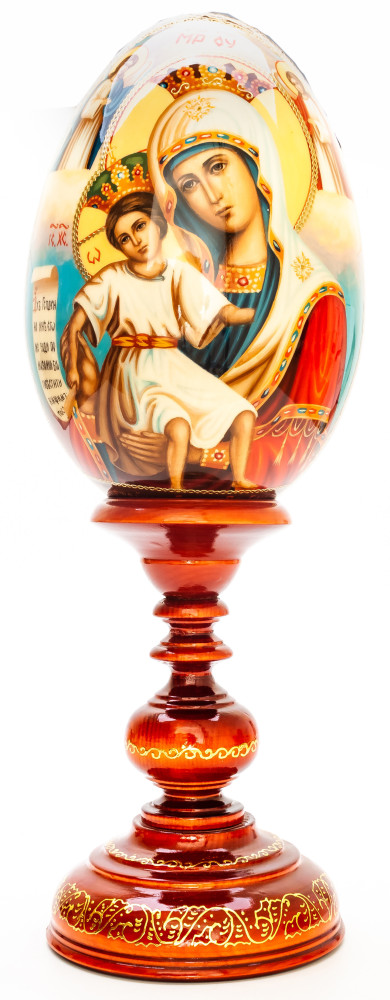 420 mm Godmother hand painted on wooden egg (by Hamlet Crafts)