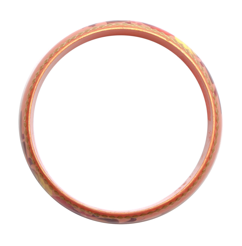 80x20 mm Zhostovo Hand Painted Bracelet (by Lada Workshop)