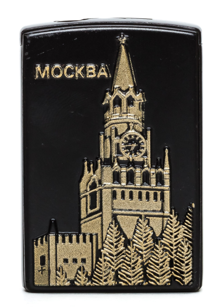 Moscow Spasskaya Tower Gas Metal Lighter (by Sergio Accendino)