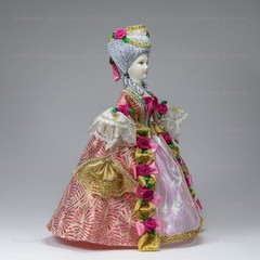 Russian Girl hand made Porcelain Doll in a 18th century Dress - 11 Inches (by Le Russe)
