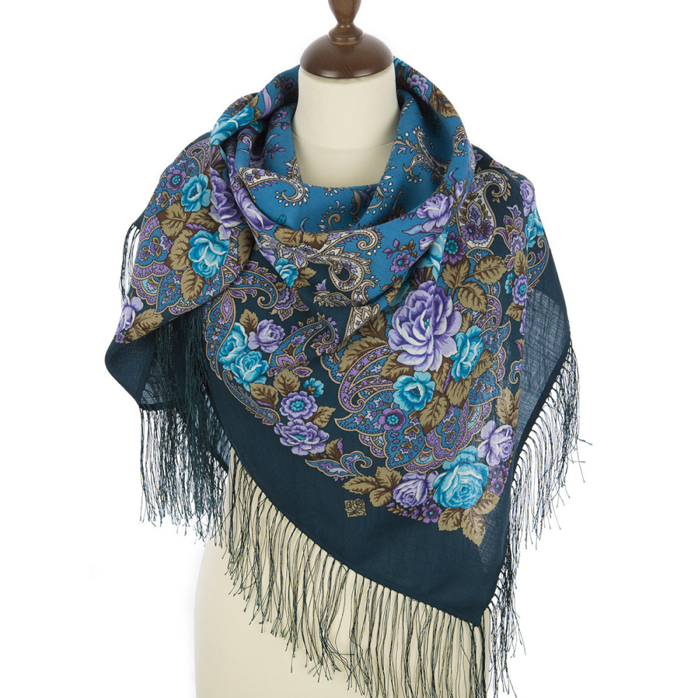 Shop Double-Thread Woolen Yarn Scarves 110х110 cm Платок «Страна чудес» online at Skazka.site | Eligible for fast shipping and free returns. Платок «Страна чудес»