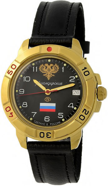 Российские механические наручные часы Восток Командирские 439646