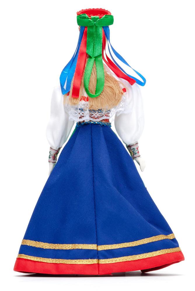 270 mm Estonian Girl Doll in a Traditional Dress Porcelain Statue (by Le Russe)