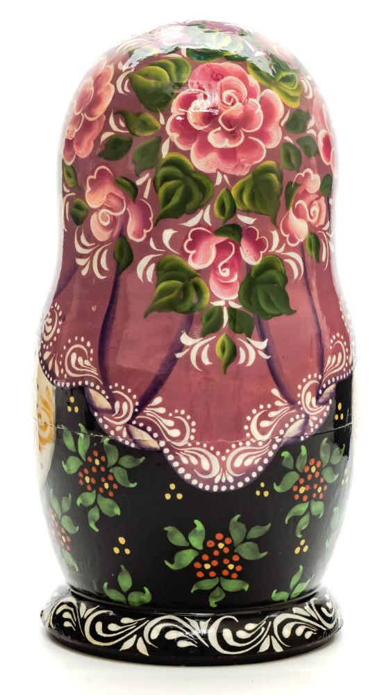Shop Exclusive Nesting Dolls 170mm The Scarlet Flower hand painted Matryoshka doll 5pcs online at Skazka.site | Eligible for fast shipping and free returns. 170mm The Scarlet Flower hand painted Matryoshka doll 5pcs