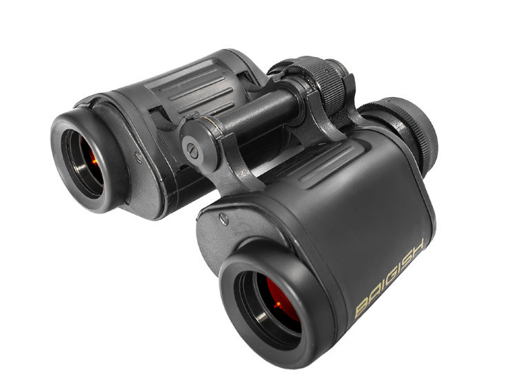 Binoculars 8x30 Baigish BPCs6, ruby lens coating, rubberized case, production KOMZ, Russia