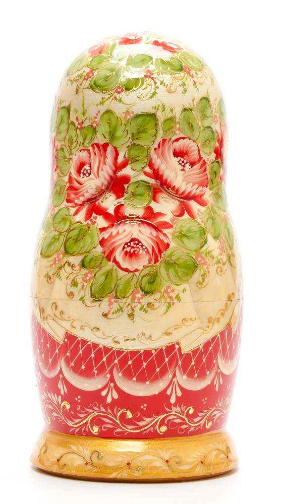 Shop Exclusive Nesting Dolls 190 mm The Golden Cockerel hand painted on Wooden Matryoshka doll 5 pcs (by A Studio) online at Skazka.site | Eligible for fast shipping and free returns. 190 mm The Golden Cockerel hand painted on Wooden Matryoshka doll 5 pcs (by A Studio)