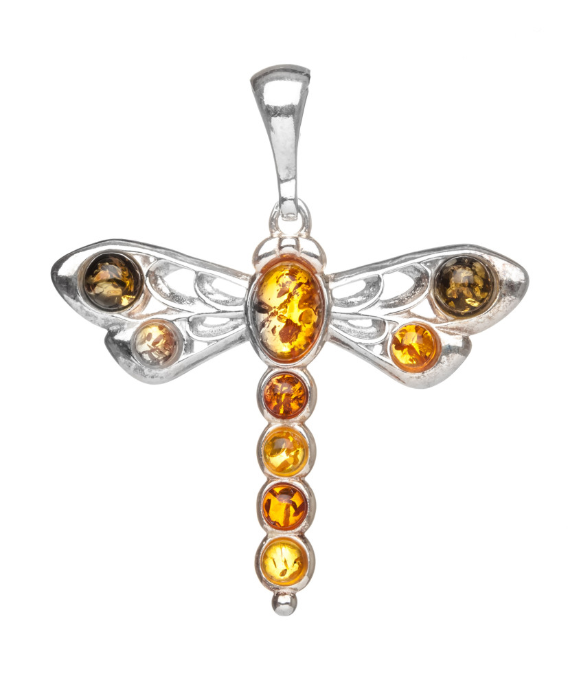 3 g Dragonfly Baltic Amber Pendant
