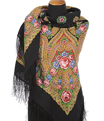 Shop Woolen Scarves with Silk Fringe 125x125 cm Платок «Мгновение» online at Skazka.site | Eligible for fast shipping and free returns. Платок «Мгновение»