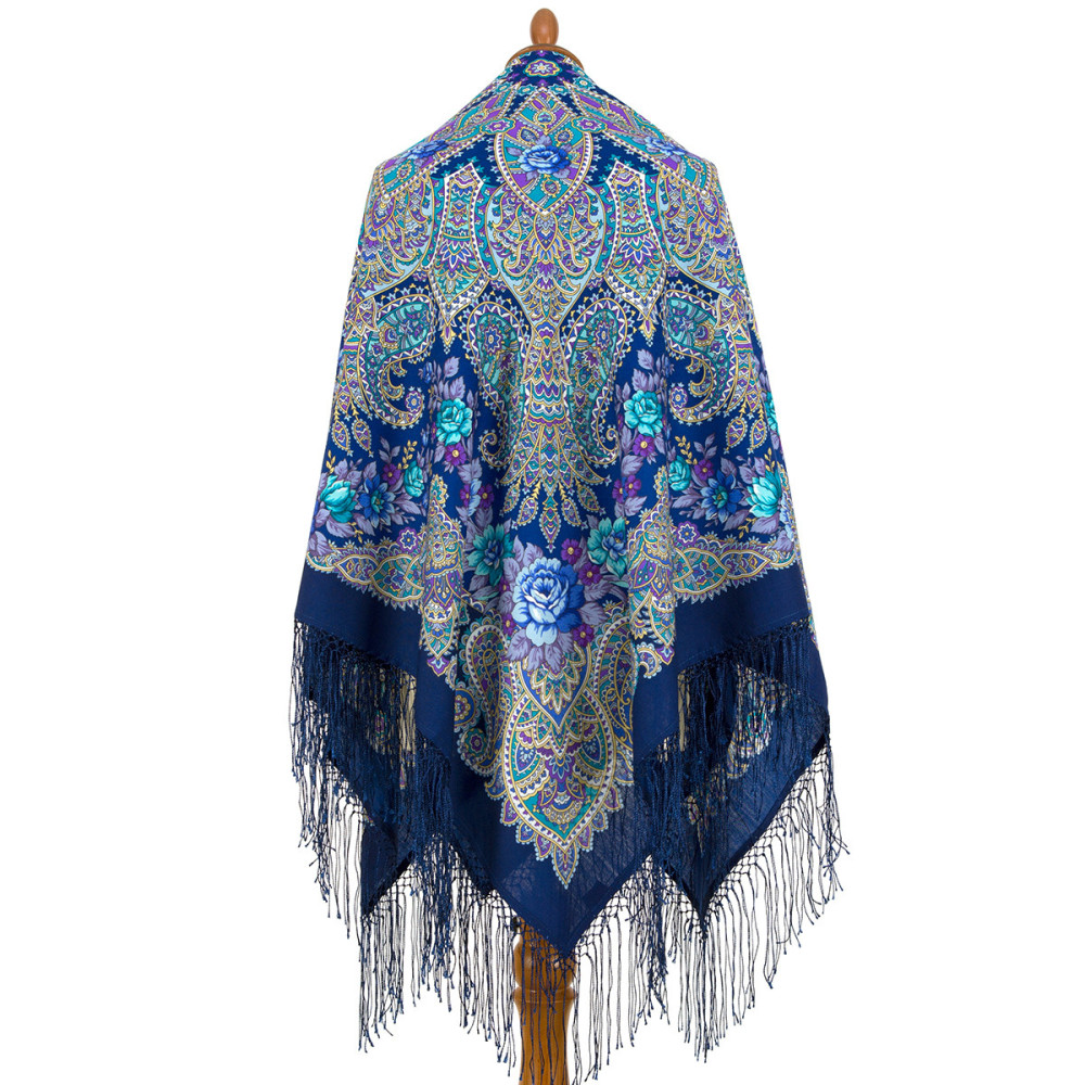 Shop Double-Thread Woolen Yarn Scarves with Knitted Silk Fringe 135x135 cm Платок «Ласковое солнце» online at Skazka.site | Eligible for fast shipping and free returns. Платок «Ласковое солнце»
