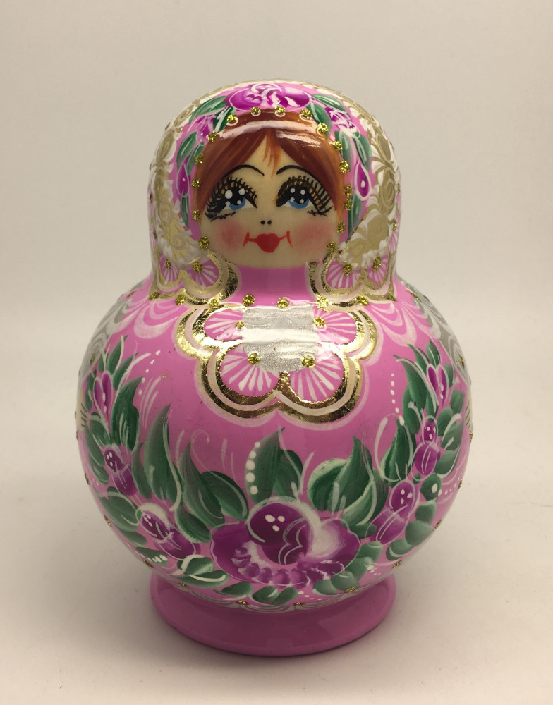 U 10pcs North Flowers Matryoshka Doll