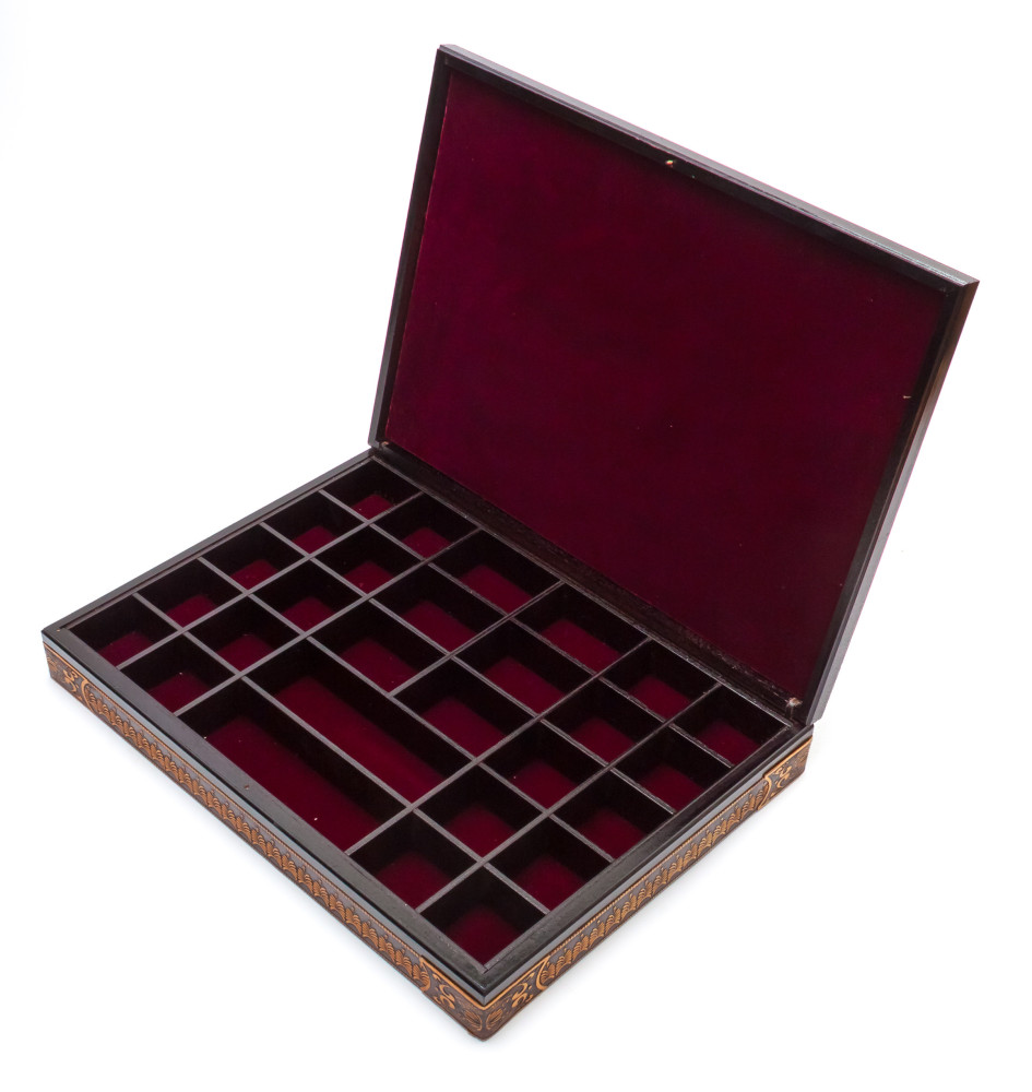 325x235 mm Moscow Kremlin hand made Birchbark Jewelry Box (by Maxim Birch)