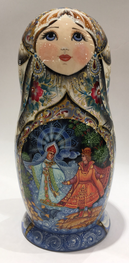 Shop Exclusive Nesting Dolls 200 mm The Swan Princess Fairy tale scenes hand painted wooden Matryoshka doll 5 pcs (by A Studio) online at Skazka.site | Eligible for fast shipping and free returns. 200 mm The Swan Princess Fairy tale scenes hand painted wooden Matryoshka doll 5 pcs (by A Studio)