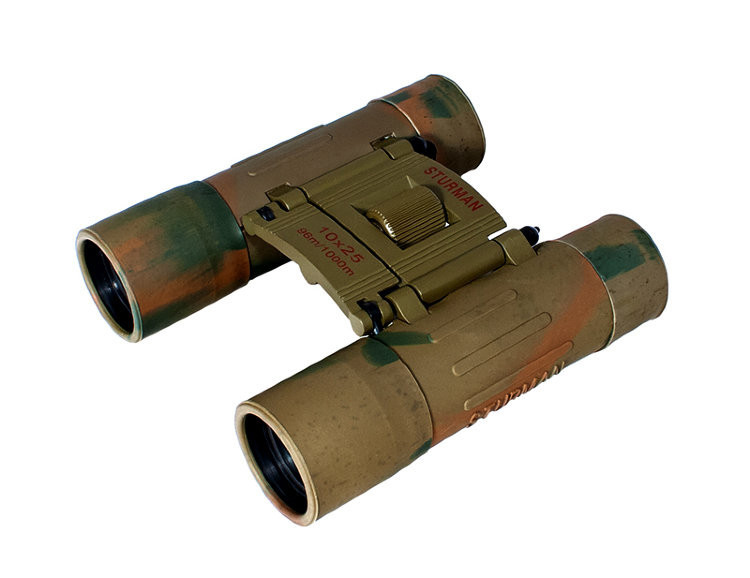 Sturman 10x25 binoculars green