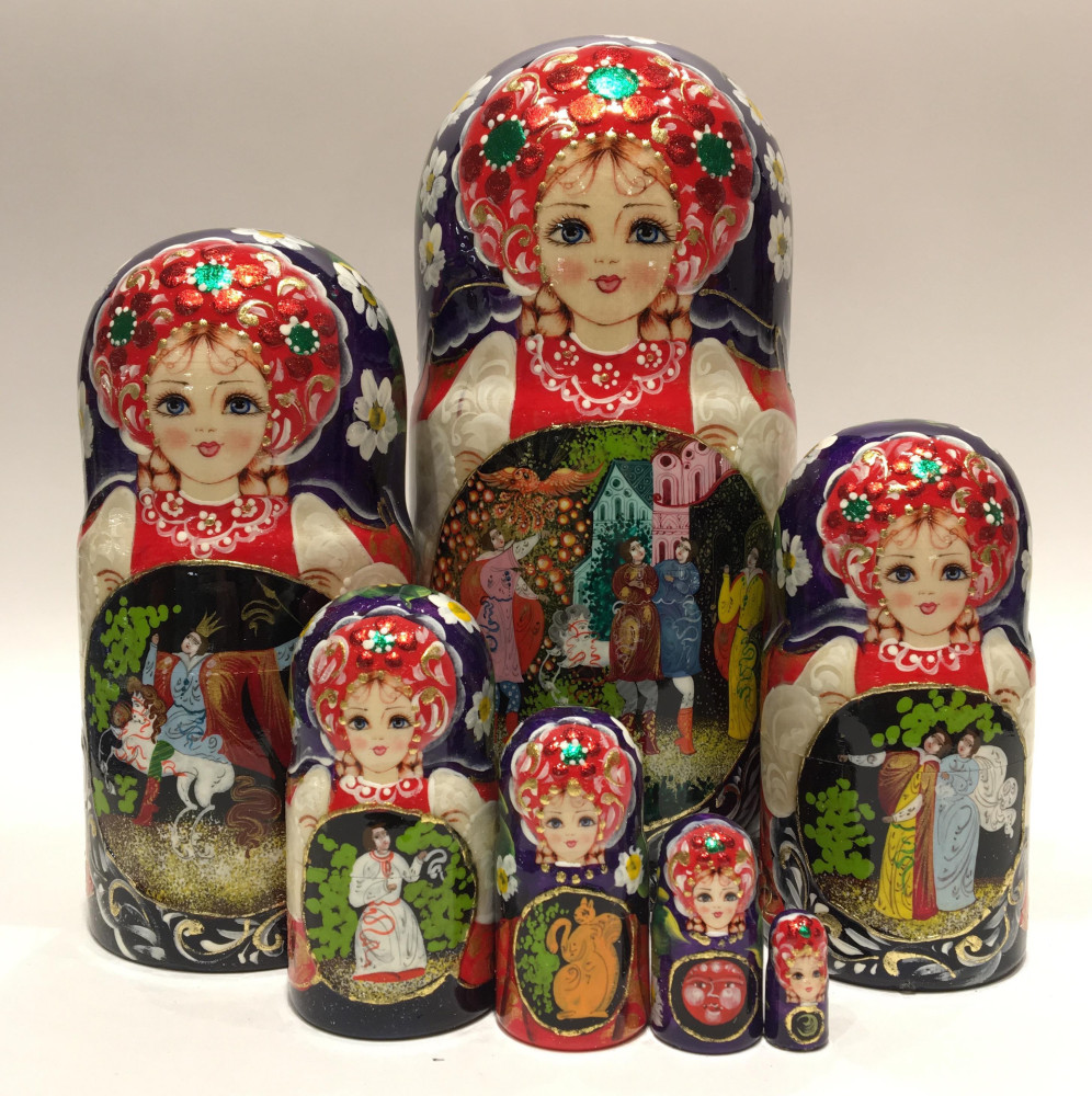 Shop Exclusive Nesting Dolls Firebird Tale Matryoshka Doll 7 pcs online at Skazka.site | Eligible for fast shipping and free returns. Firebird Tale Matryoshka Doll 7 pcs