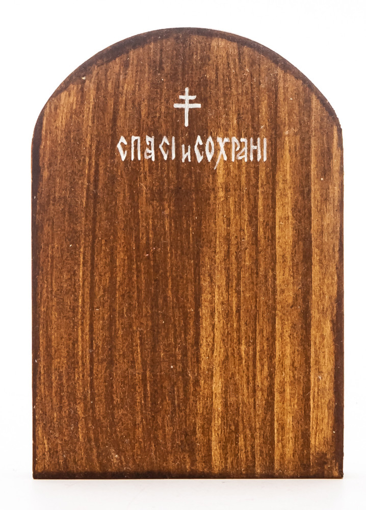 60x85 mm Saint George handpainted wooden Icon (by Galina Studio)