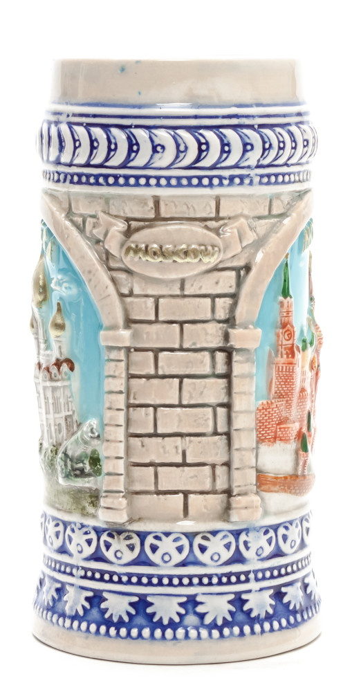Moscow Attractions Beer Mug
