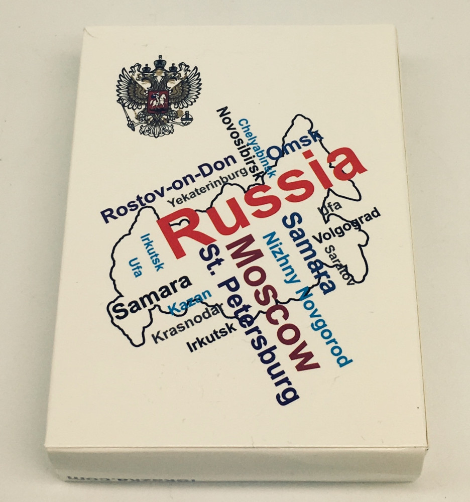 Russia Map Playing Cards