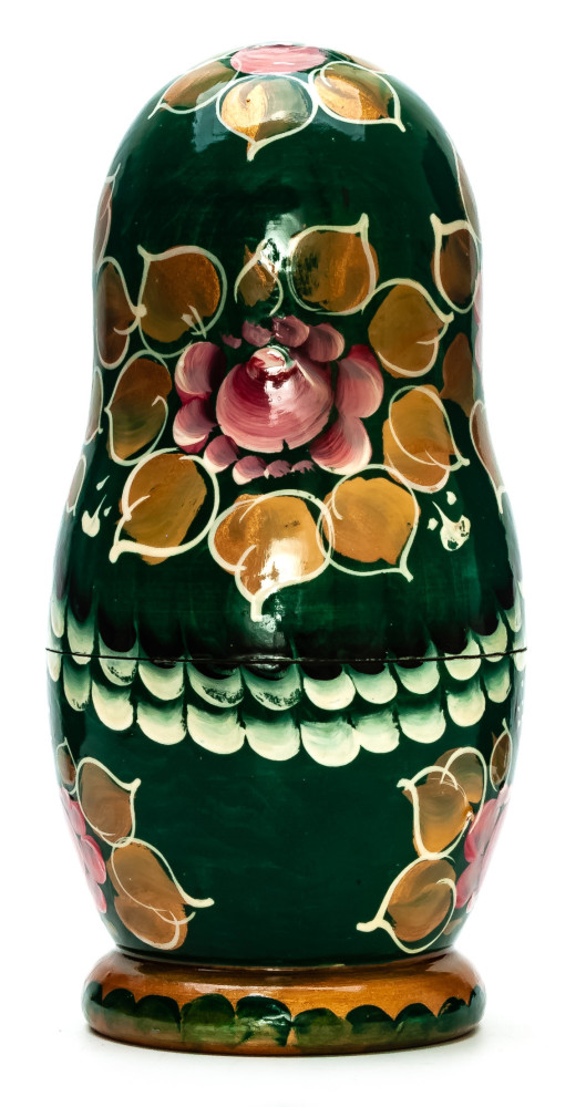180mm The Gigantic Turnip hand painted Matryoshka round Doll 5pcs (by Skazka)