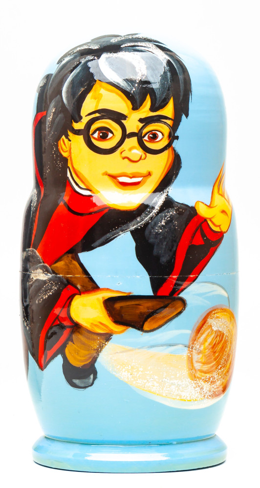 180mm Harry Potter Hand Painted Matryoshka Doll 5 pcs (by Konstantin Studio)