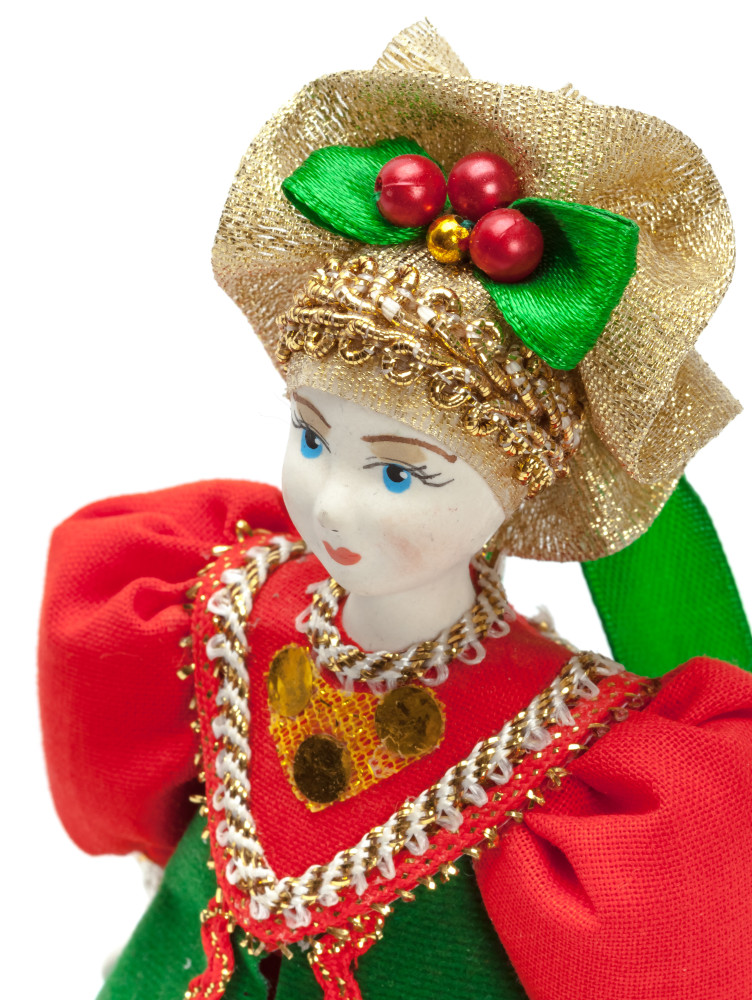 Russian Girl Porcelain Doll 