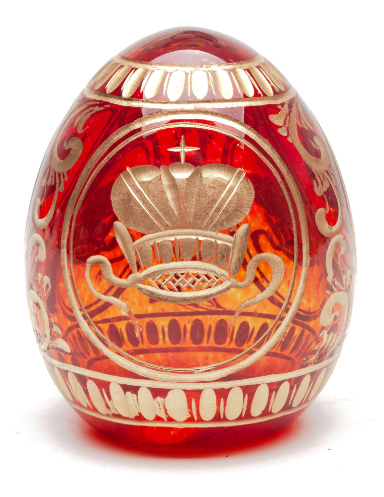 Engraved Crystal Imperial Easter Egg