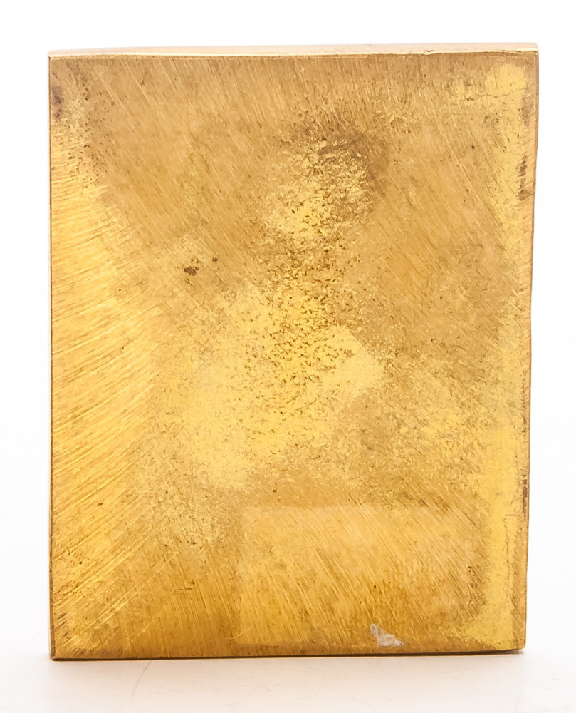 50x70mm Matrona Nikonova handpainted brass Icon (by Galina Studio)