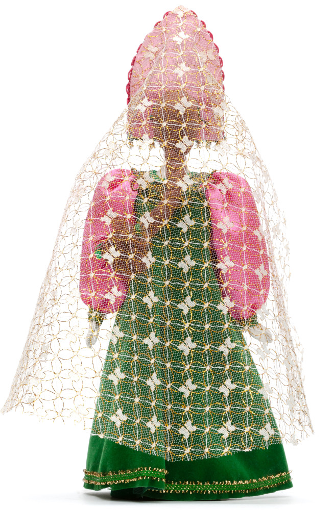 Russian Beauty hand made Porcelain Doll in Kokoshnik - 11 Inches (by Le Russe)