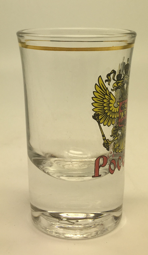 Russian Coat of Arms Shot Glass