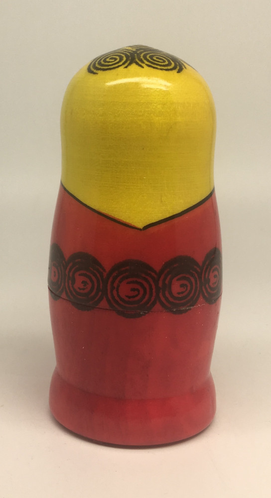 U Semenovskaya Hand Painted Matryoshka Doll 4 pcs