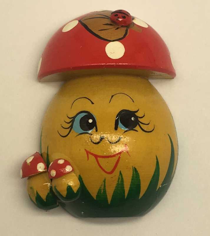 Mushroom Fridge Magnet