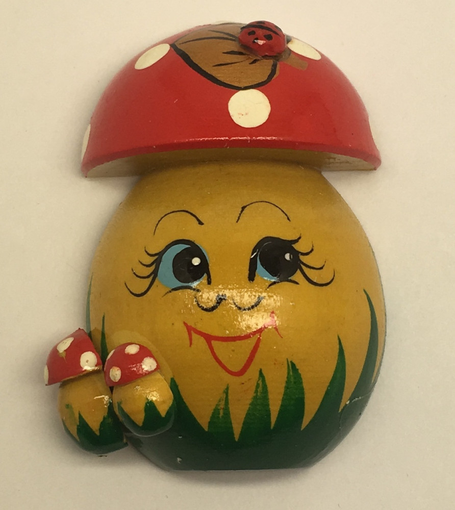 Mushroom Fridge Magnet