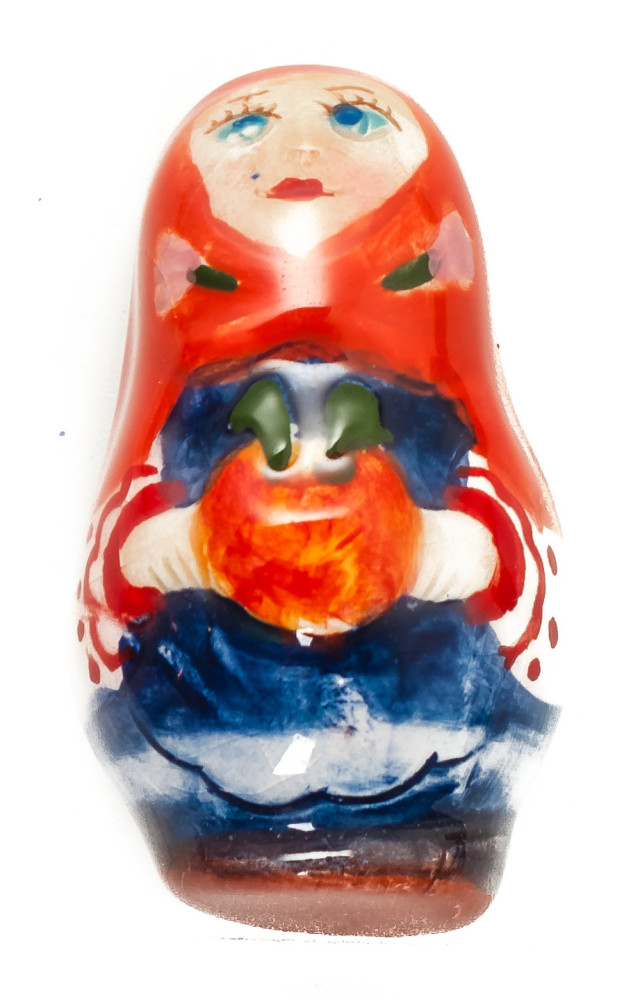 Matryoshka Ceramic Fridge Magnet (by Skazka)