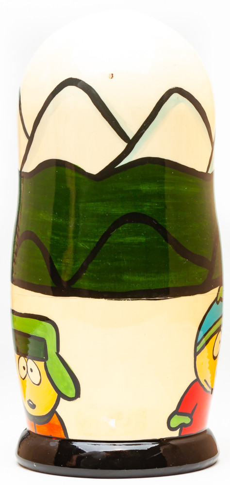 180mm South Park Hand Painted Matryoshka Doll 5 pcs (by Konstantin Studio)