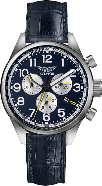 Швейцарские наручные часы Aviator V.2.25.0.170.4 с хронографом