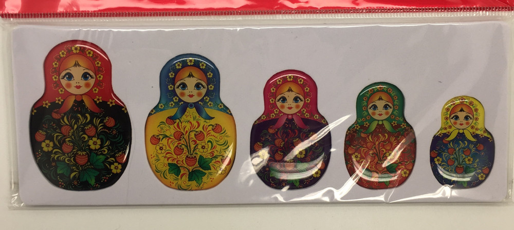 Matryoshka Fridge Magnet Set
